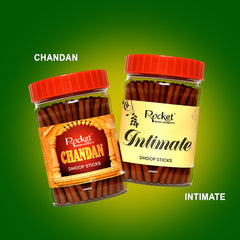 INTIMATE & CHANDAN DHOOP STICKS JAR - PACK OF 2