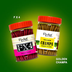 FX4 & CHAMPA DHOOP STICKS JAR - PACK OF 2