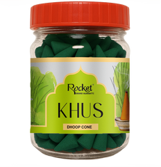 KHUS DHOOP CONE JAR