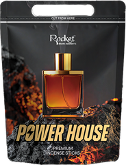 POWER HOUSE ZIPPER POUCH INCENSE STICKS