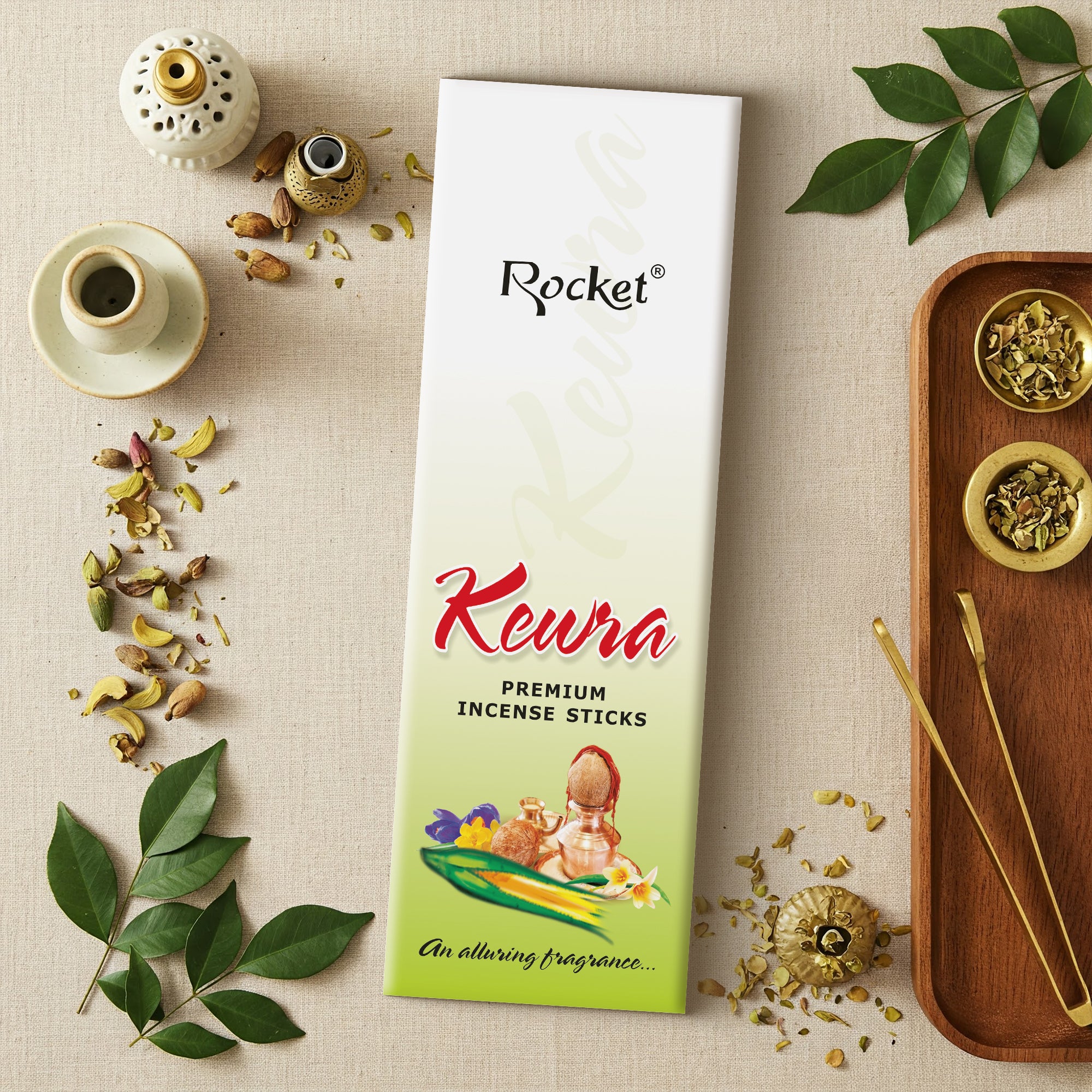 KEWRA INCENSE STICKS- TRADITIONAL FLORAL FRAGRANCE