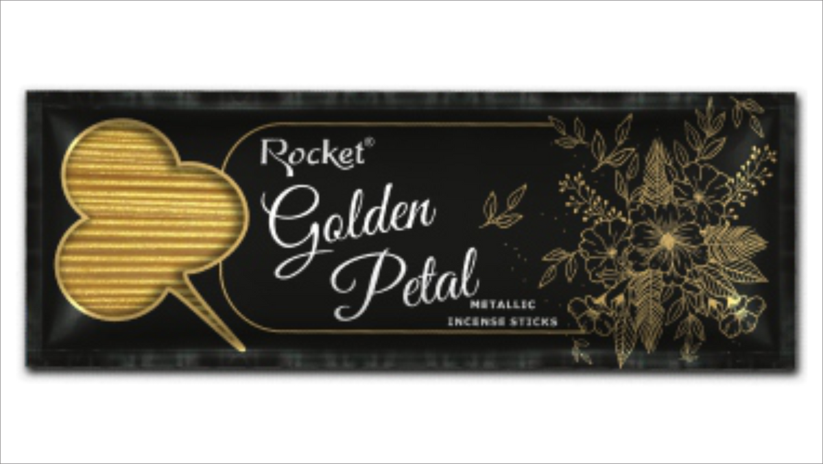 GOLDEN PETAL AGARBATTI POUCH - PACK OF 6