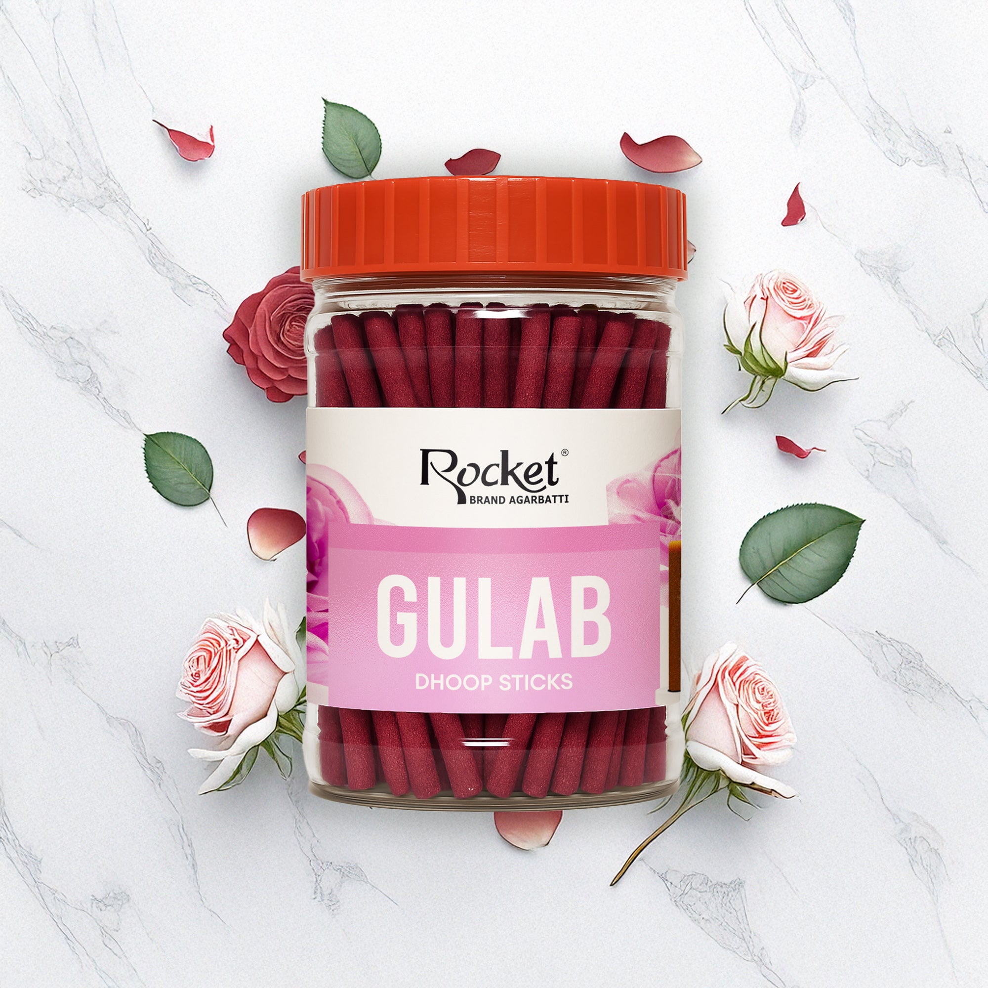 GULAB DHOOP STICKS JAR