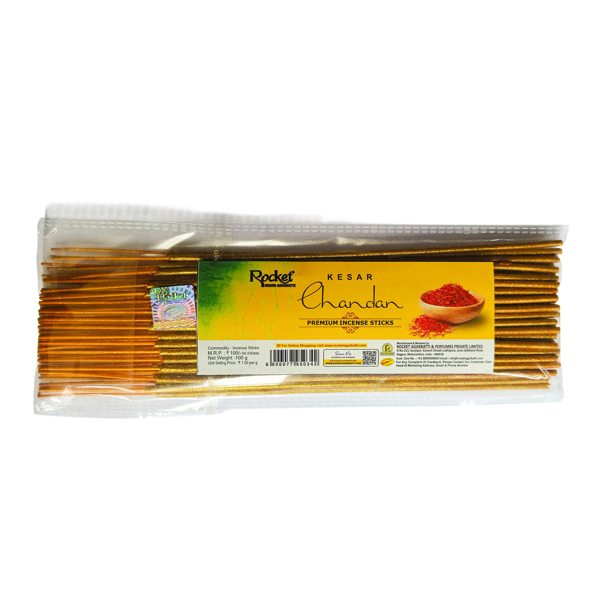 KESAR CHANDAN METALLIC INCENSE STICK