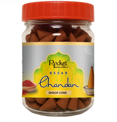 KESAR CHANDAN DHOOP CONE JAR