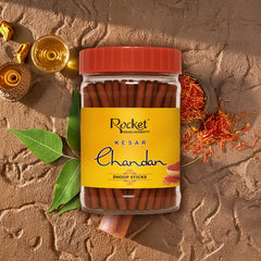 KESAR CHANDAN DHOOP STICKS JAR