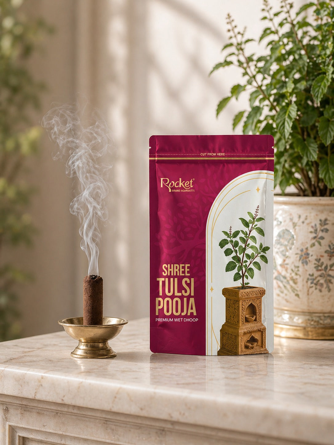 TULSI POOJA ZIPPER WET DHOOP