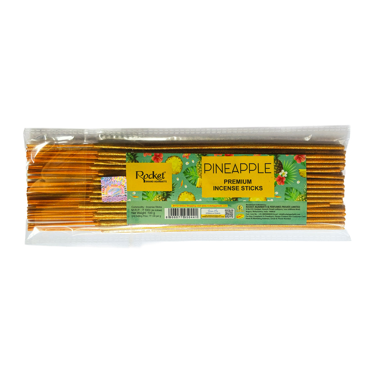 PINEAPPLE METALIC INCENSE STICK
