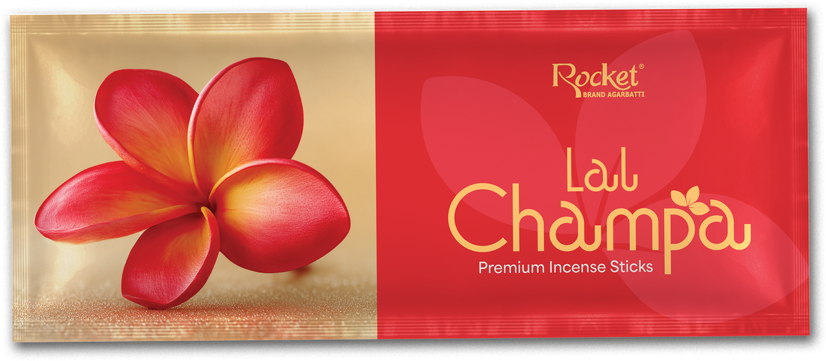 LAL CHAMPA PREMIUM AGARBATTI POUCH - PACK OF 6